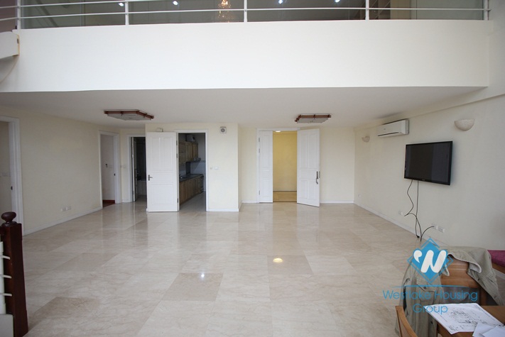 Spacious duplex apartment with 5 bedrooms for rent in Ciputra